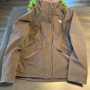 Northface Winter Jacket with Purple Fuzzy Liner